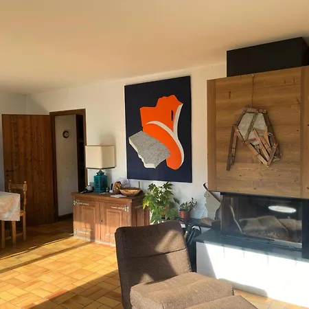 Familial A Megeve, Vue Sur Le Village シャレー メジェーヴ