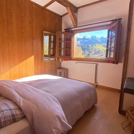 シャレー Familial A Megeve, Vue Sur Le Village メジェーヴ